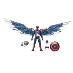 Marvel Legends Captain America Brave New World Movie Series: Captain America Deluxe Aksiyon Figür