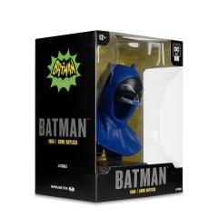 DC Multiverse + DC Direct Batman Cowl Replica Series: Batman Classic TV (1966) Aksiyon Helmeti
