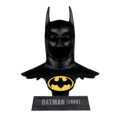 DC Multiverse + DC Direct Batman Cowl Replica Series: Batman (1989) Aksiyon Helmeti