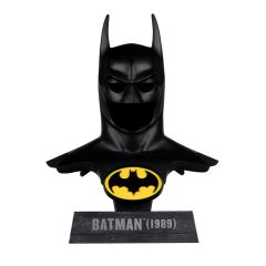 DC Multiverse + DC Direct Batman Cowl Replica Series: Batman (1989) Aksiyon Helmeti