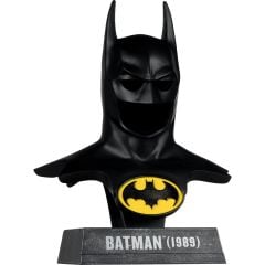 DC Multiverse + DC Direct Batman Cowl Replica Series: Batman (1989) Aksiyon Helmeti