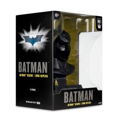 DC Multiverse + DC Direct Batman Cowl Replica Series: Batman Begins (2005) Aksiyon Helmeti