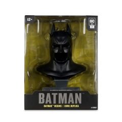 DC Multiverse + DC Direct Batman Cowl Replica Series: Batman Begins (2005) Aksiyon Helmeti
