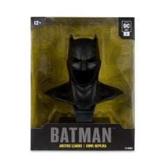 DC Multiverse + DC Direct Batman Cowl Replica Series: Batman Justice League (2017) Aksiyon Helmeti
