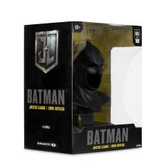 DC Multiverse + DC Direct Batman Cowl Replica Series: Batman Justice League (2017) Aksiyon Helmeti