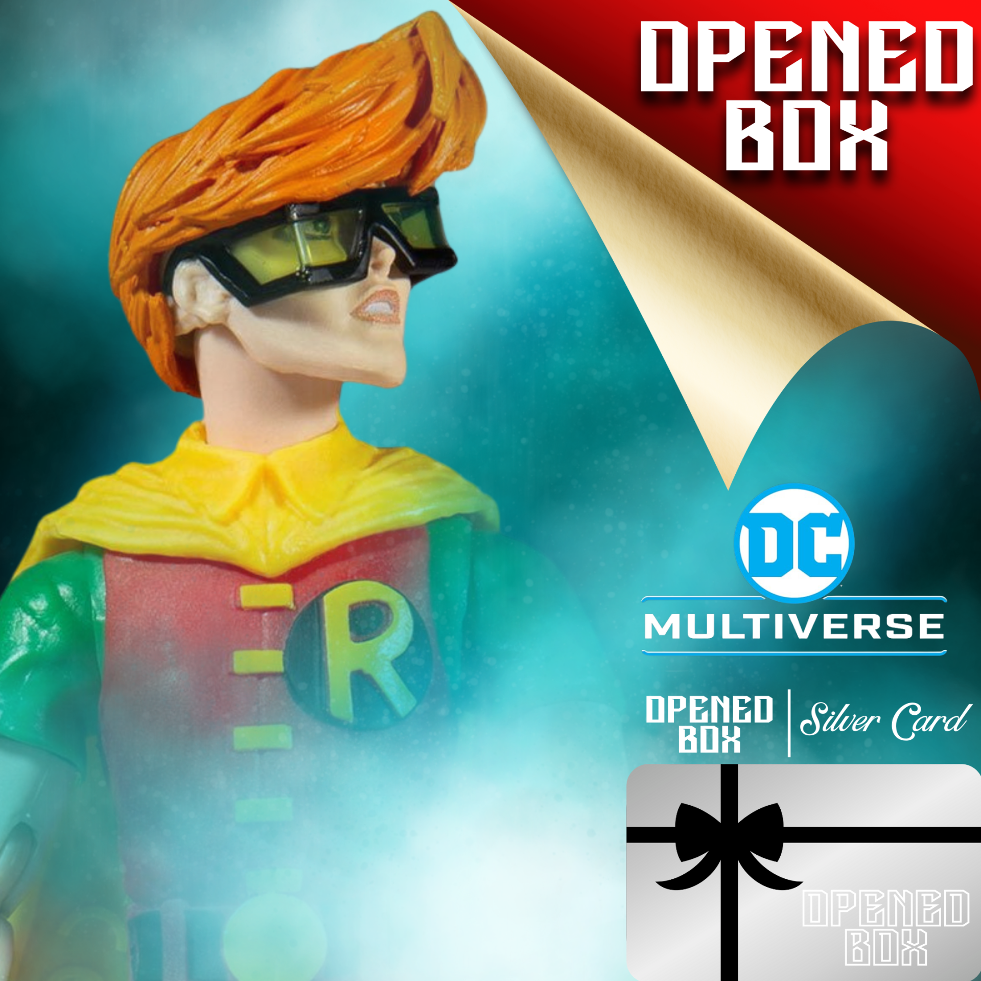 (OPENED BOX | SILVER CARD) - DC Multiverse Batman The Dark Knight Returns Series: Robin Aksiyon Figür