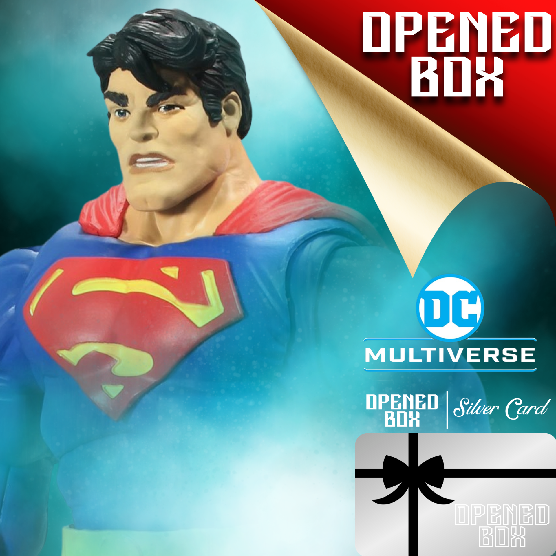 (OPENED BOX | SILVER CARD) - DC Multiverse Batman The Dark Knight Returns Series: Superman Aksiyon Figür