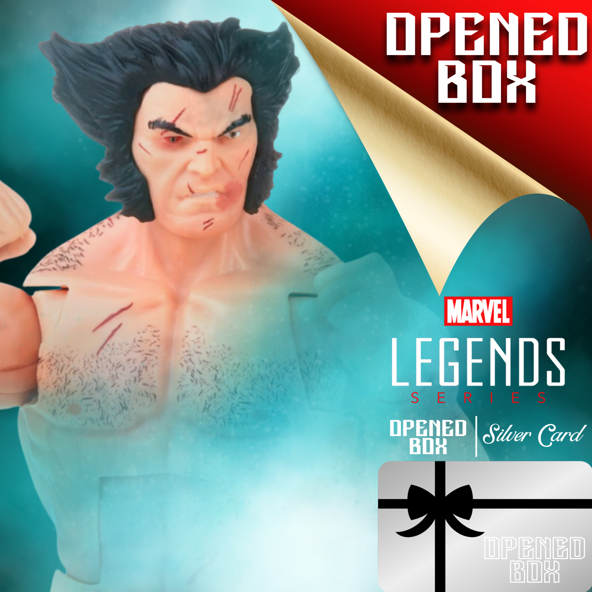 (OPENED BOX | SILVER CARD) - Marvel Legends X-Men Wolverine Series: Wolverine Aksiyon Figür