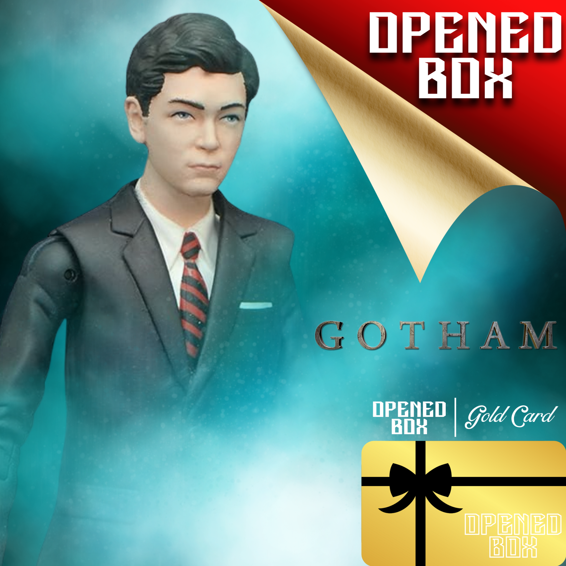 (OPENED BOX | GOLD CARD) - Diamond Select Toys Gotham TV Series: Bruce Wayne Aksiyon Figür