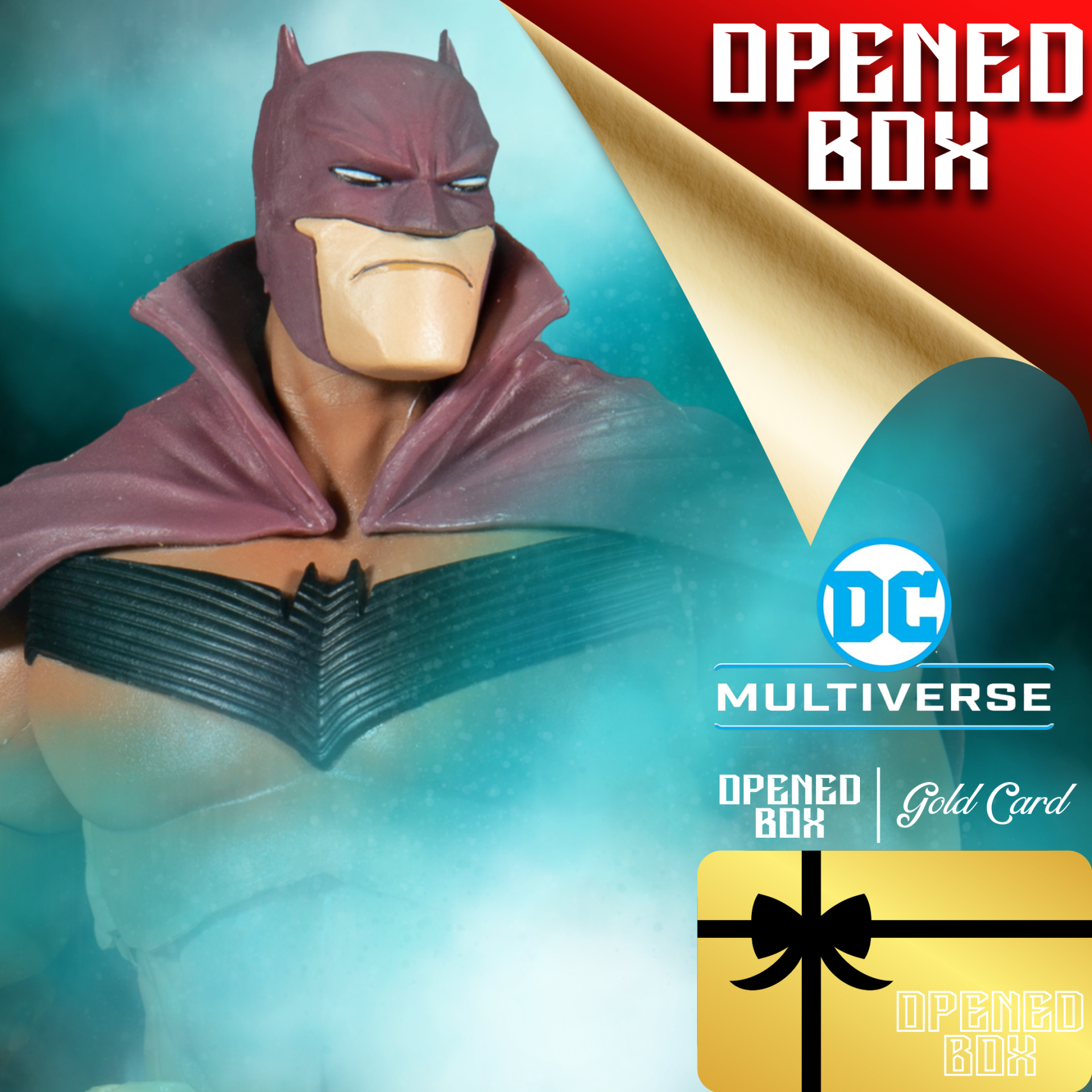 (OPENED BOX | GOLD CARD) - DC Multiverse White Knight Series: Batman Aksiyon Figür