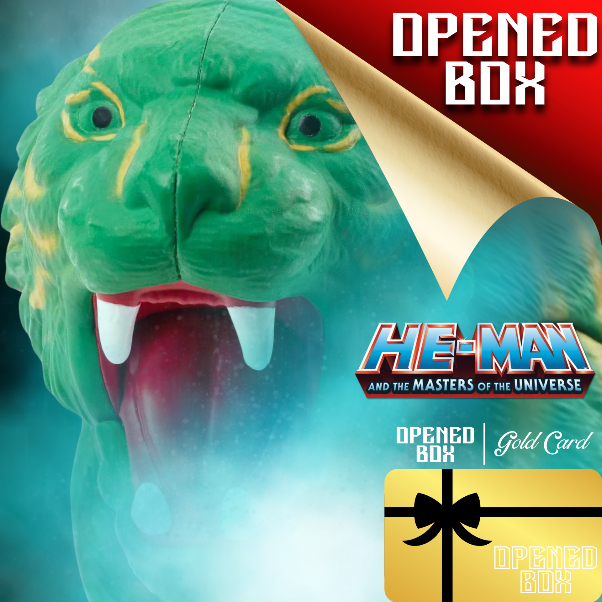 (OPENED BOX | GOLD CARD) - He-Man And The Masters Of The Universe Series: Battle Cat Aksiyon Figür