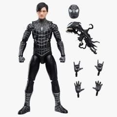 Marvel Legends Spider-Man 3 Movie Series: Black Suit Spider-Man (Tobey Maguire) Aksiyon Figür