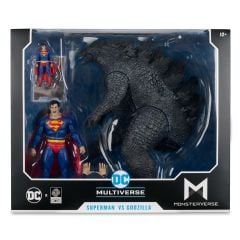 DC Multiverse DC Justice League Monsterverse  Series: Superman vs. Godzilla MegaFig 2-Pack (2'li Paket) Aksiyon Figür