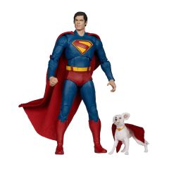DC Multiverse Superman 2025 Movie Series: Superman & Krypto (Deluxe Theatrical Edition) Aksiyon Figür